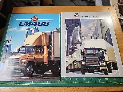 2 1988-89  Mack Truck Brochures CM Series Conventional Cab • $17.81