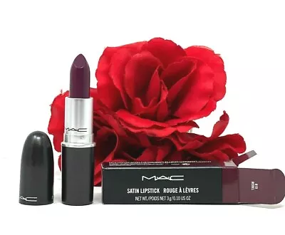 MAC 819 Rebel Satin Lipstick 0.10 Oz. Full Size NIB • $20.61