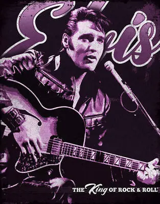 Elvis Presley Purple Vinyl Decal Sticker Waterproof • $5.50