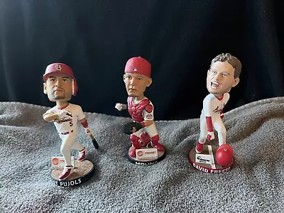 St. Louis Cardinals Triple Bobblehead Lot Molina Pujols Freese Lot *See Pics* • $65