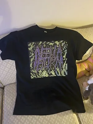 T Shirt Nebula Burn Band Metal Logo Shirt Memorabilia LG Med Sm XL-XXXL • £28.50