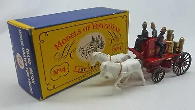 Matchbox Models Of Yesteryear Y-4b Shand Mason Horse Drawn Fire Engine C Box • $17.05