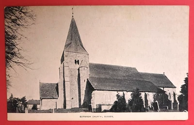 £3.99 • Buy Postcard C1910 Burwash Church (St.Bartholemews) Sussex.  A.Homewood,Burgess Hill