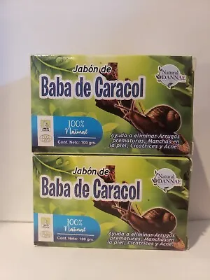 SNAIL SOAP/JABON DE BABA DE CARACOL 100GRS (2 Pack) Skin Care Sun Spots Acne • $15.99