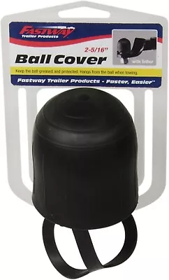 Fastway 82-00-3216 Black Trailer Hitch Ball Cover With Tether 2-5/16  Truck SUV  • $11.73