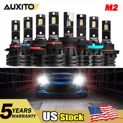 M2 AUXITO 9005 9006 H11 9007 H4 H7 H8 LED Headlight Bulbs 10000LM High Power 56W • $24.69