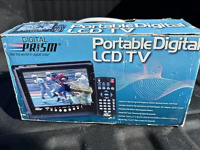 Digital Prism Portable 7  LCD Color TV & Accessories RECIEVES DIGITAL BROADCASTS • $59.98
