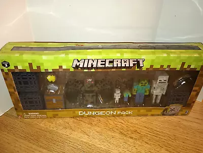 Jazwares Minecraft DUNGEON PACK Series 3 Zombie Skeleton Spider Action Figure • $108.65