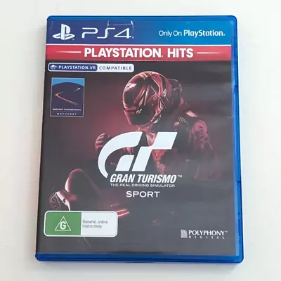 VGC! Genuine PlayStation 4 PS4 Gran Turismo Sport PAL AUS VR Racing Complete • $21.99