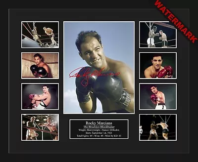$108.99 • Buy Rocky Marciano 49-0 Undefeated Boxing Champ Ltd Edt 100 Only Signed Memorabilia 