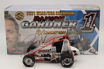 Damion Gardner 2021 #1 USAC/CRA Champion 1/18 ACME Wingless Sprint Car Diecast • $116.80