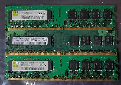 £0.99 • Buy 1GB (3 X 1GB) DDR2 800MHz DIMM PC2-6400 PC RAM MEMORY - NON ECC