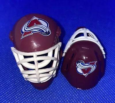 Colorado Avalanche NHL Hockey Goalie Mini Helmets Franklin | Lot Of 2x • $5.99