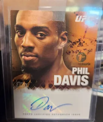 Phil Davis 2010 Topps UFC Series 4 Fighter Auto #FA-PHD Rookie Autograph RC • $12.90