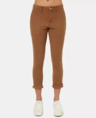 MSRP $69 O'Neill Juniors' Dalton Cropped Skinny Pants Brown Size 30 • $28.70