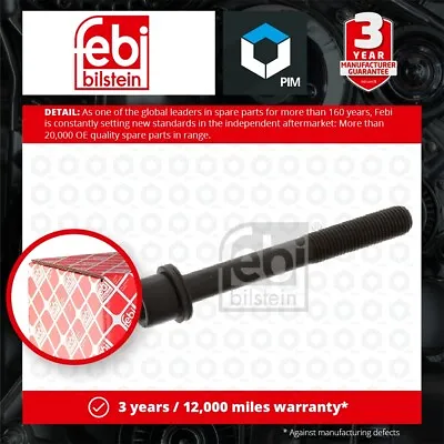 Cylinder Head Bolt (single) Fits OPEL MERIVA A 1.7D 03 To 10 Z17DTH 0607939 Febi • £5.99