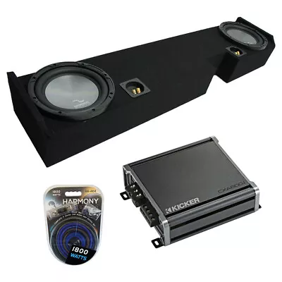 01-14 Ford F250 F350 Ext Super Cab Truck Harmony A102 Dual 10  Sub Box & CXA8001 • $496.99