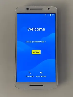 Motorola Droid Maxx 2 XT1565W 16GB White Factory Reset Good Condition  • $40.37