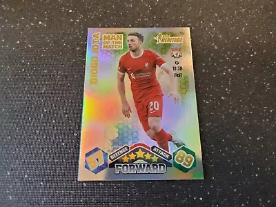 Match Attax Extra 2023/24 No 315 Diogo Jota (liverpool) Heritage Motm Mint  • £1.95