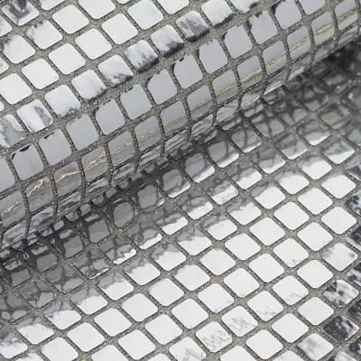 35  X 10 Yards SILVER Mirror Foil On Tulle FABRIC BOLT Wedding Party Decorations • $49.27