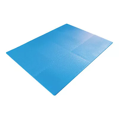 Floor Tile Interlocking Blue Foam 4.32m² Heavy Duty Garage Flooring Pack Of 12 • £38.99