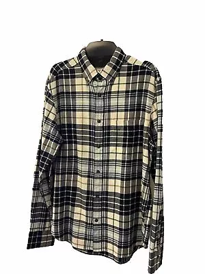 GANT Regular Fit Plaid Flannel Shirt. Size Large. RRP £99 • £9.99