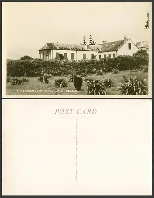 St. Helena Old Real Photo Postcard Residence Of Napoleon Longwood House Garden • £14.99