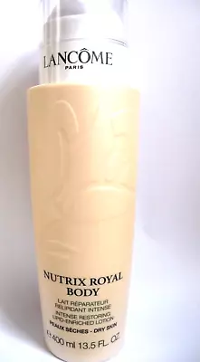 LANCOME Nutrix Royal Body Lotion Dry Skin 400ml XL Pump Bottle Brand New Sealed • £35.75