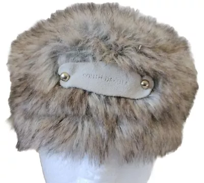 Vtg Davy Crockett XS Coonskin Caps Hat Daniel Boone Real Racoon South Dakota Tag • $12.99