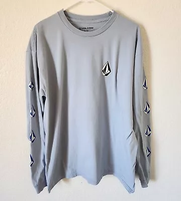 Volcom Long Sleeve Mens Shirt Pullover Skater Light Blue Size XL  • $16.50