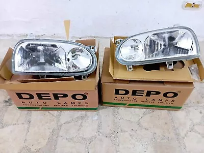 $189 • Buy VW Golf Mk3 GTI Depo Headlights Full Set New In Box R&L.