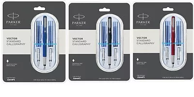 £15.34 • Buy Parker Vector Standard Calligraphy CT Fountain Pen