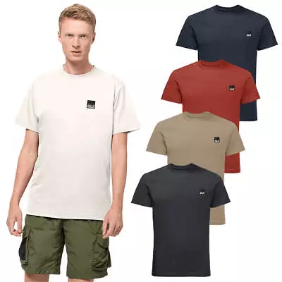 Jack Wolfskin Mens 365 T Organic Cotton Crew Soft Feel T-Shirt 25% OFF RRP • £18.99