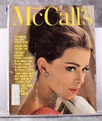 McCall's Magazine September 1963 Gregory Peck • $9.99