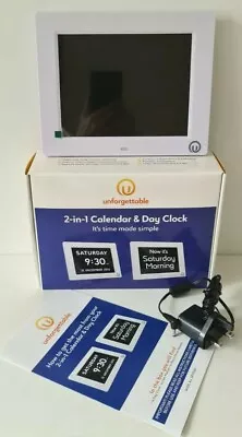 Digital Day Calendar Clock For Memory Loss Elderly Seniors Dementia Alzheimer's • £26.49