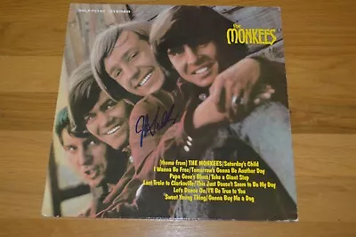 MONKEES Mickey Dolenz Signed  The Monkees  Vinyl LP COVER W/ Beckett Hologram • $249.94