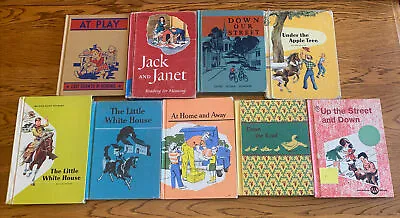 Lot Of 9 Vintage School Book Reader BASIC ELSON GINN MACMILLAN Winston Betts 40s • $89.99