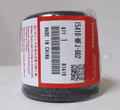 15410-MFJ-D02 Oil Filter Motorcycle Genuine OEM Honda 15410-MFJ-D01 • $16.99