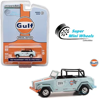 Greenlight 1:64 - Gulf - 1983 Volkswagen Thing (Type 181) #271 41145-D • $7.98