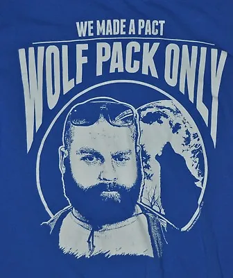 T-shirt Medium The Hangover Zach Galifianakas Wolf Pack 20 Inches Pit To Pit • $7.98