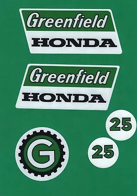 Greenfield 1970s Vintage Ride-on Mower Repro Decals • $20