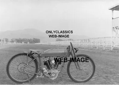 1915 Harley Davidson Motorcycle Boardtrack Racing 8x10 Photo Motordrome Racer • $14.41