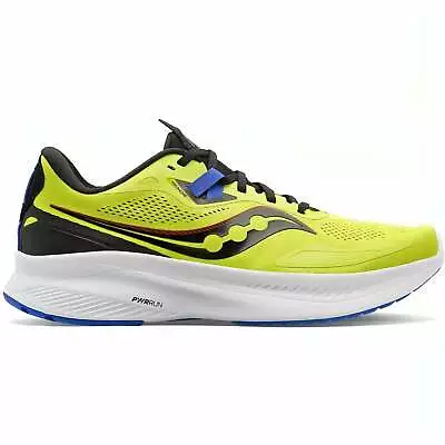 Saucony Mens Guide 15 Running Shoes Trainers Jogging Sports Lace Up - Yellow • £76.90