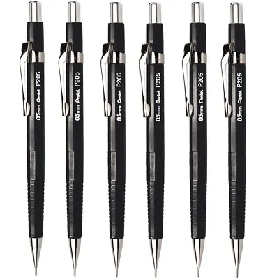 NEW 6x Pentel P205 Mechanical Drafting Pencil 0.5mm Pacer Premium Metal Tip BULK • $69.95