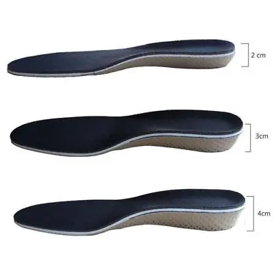 Unisex Men Shoe Insole Air Cushion Heel Insert Increase Taller Height Lift • $9.99