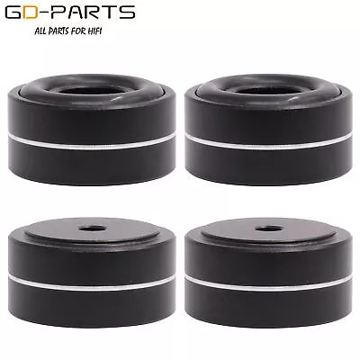 30x15mm Solid Aluminum Audio AMP Isolation Feet Stand Speaker Chassis Cone Pad*4 • $13.34