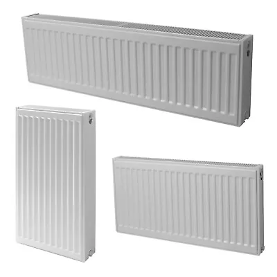 Nurad-R Type 11 (Single) Compact Steel Panel Convector Radiator SC White RAL9016 • £27.32