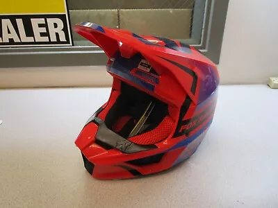 Fox Racing  V1 Oktiv Youth Dirt Bike Motocross Helmet SMALL 25877-110-YS • $89.99