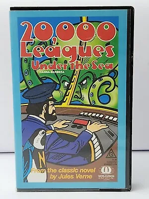 Vintage Hanna Barbera 20000 Leagues Under The Sea VHS 1979 Animated RARE • $6.99