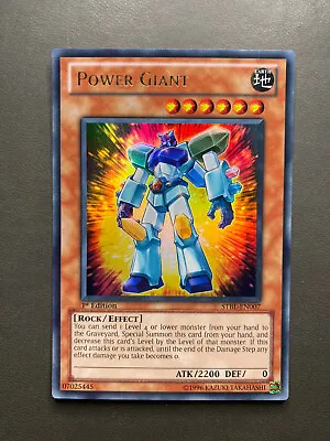 Power Giant STBL-EN007 1st Edition Ultra Rare Yugioh Card Starstrike Blast • £7